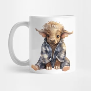 African Cape Buffalo Wearing Pajamas Mug